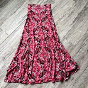 Paisley maxi skirt